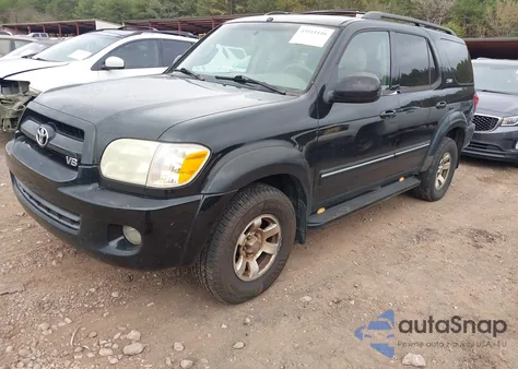 2007 Toyota Sequoia Sr5 V8 from USA, damaged, VIN 5TDZT34AX7S286353